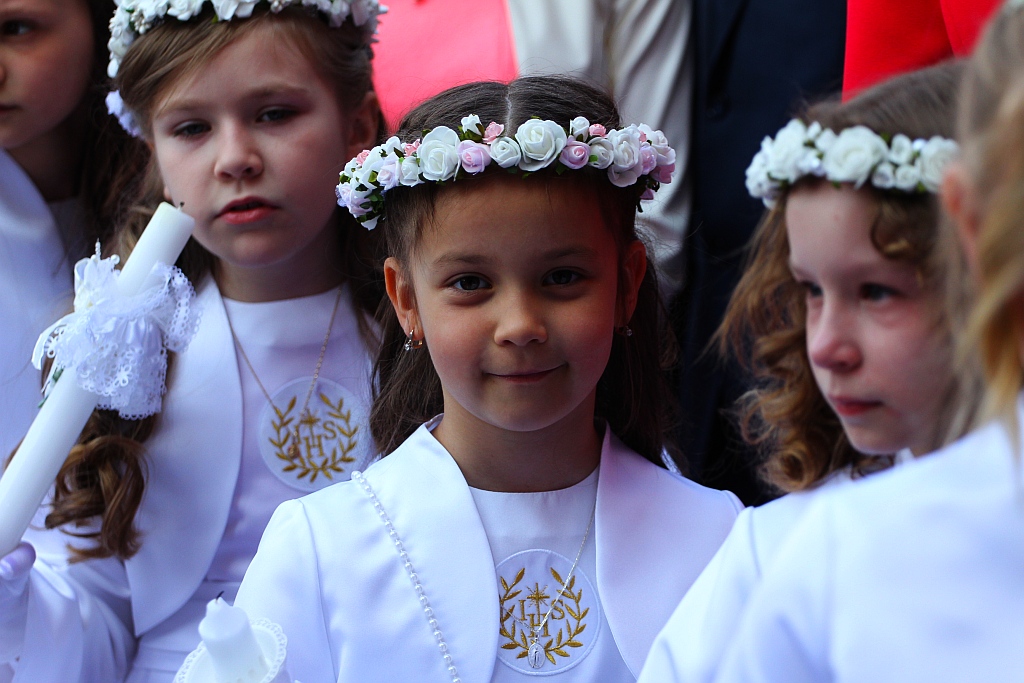 Pierwsza Komunia święta w kościele Matki Bożej Królowej Polski