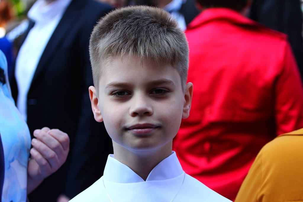 Pierwsza Komunia święta w kościele Matki Bożej Królowej Polski