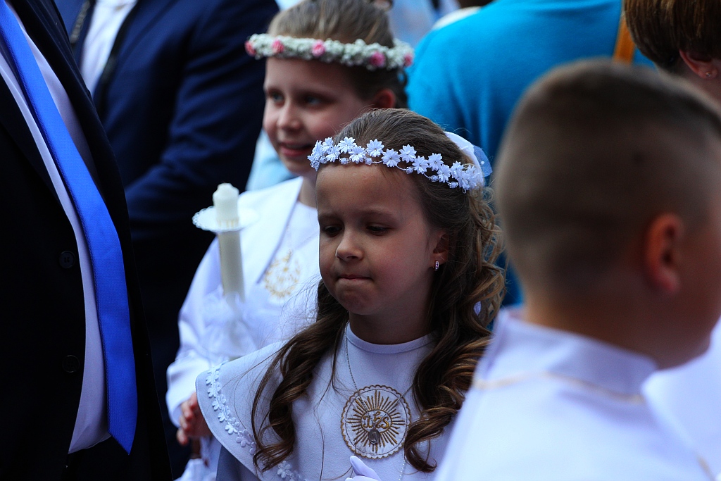 Pierwsza Komunia święta w kościele Matki Bożej Królowej Polski