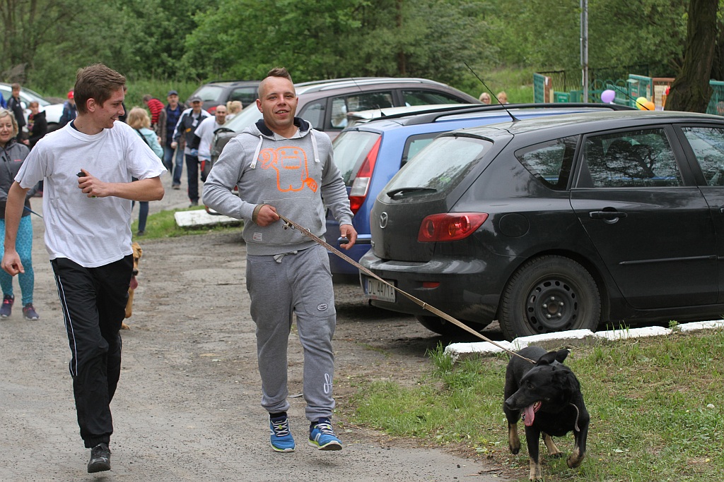 Kilkadziesiąt osób wzięło udział w drugiej edycji Biegu na 6 łap