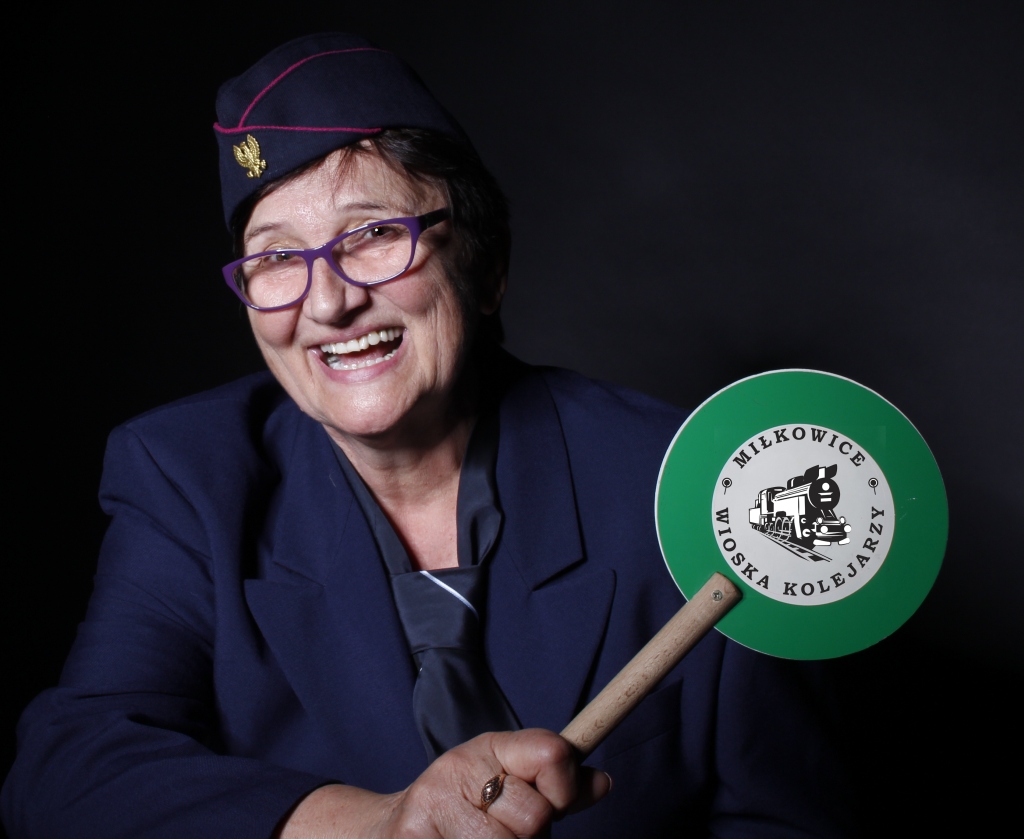 Goście z okolic Kulczborka w Miłkowicach - wiosce kolejarzy