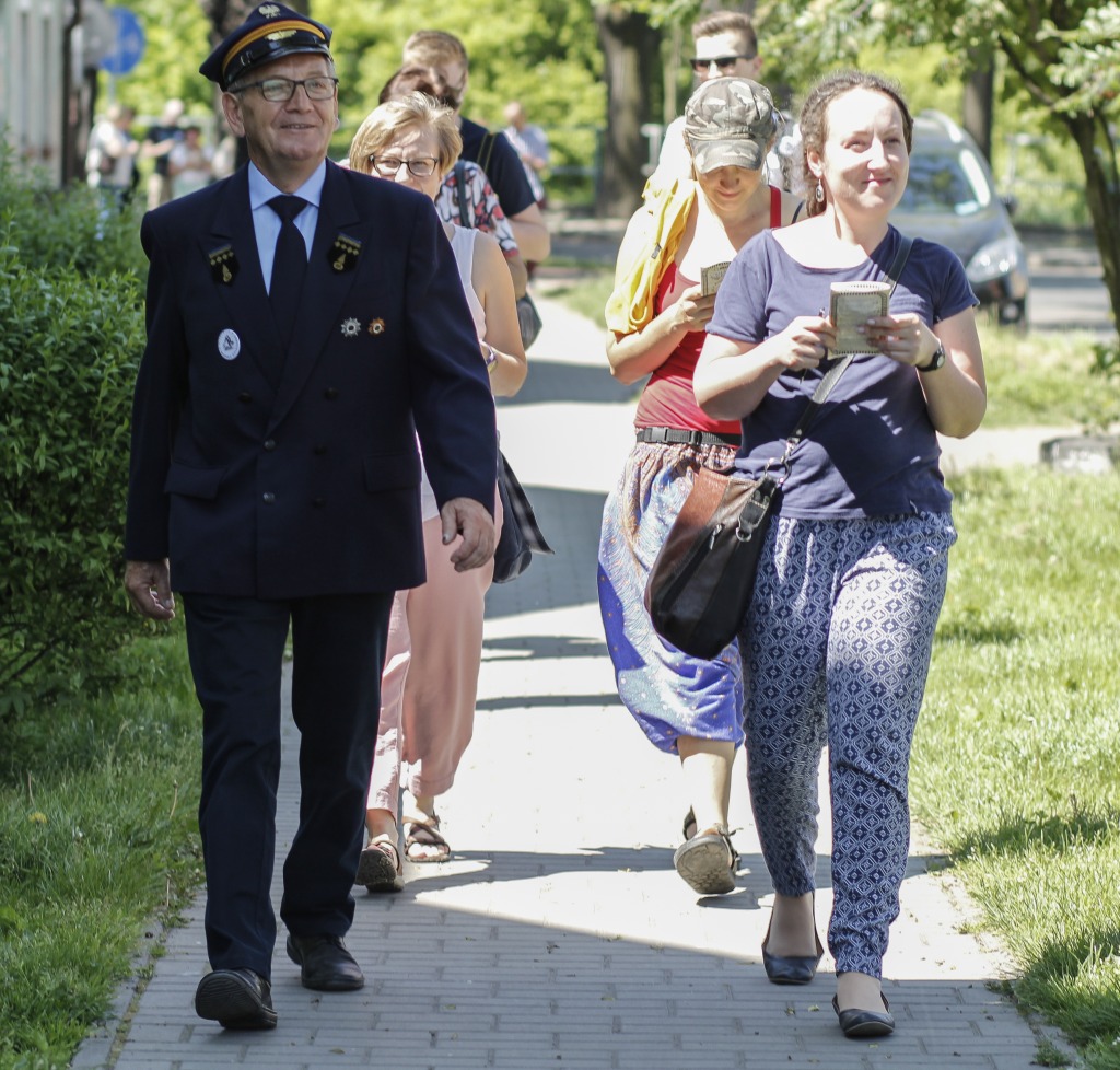 Goście z okolic Kulczborka w Miłkowicach - wiosce kolejarzy