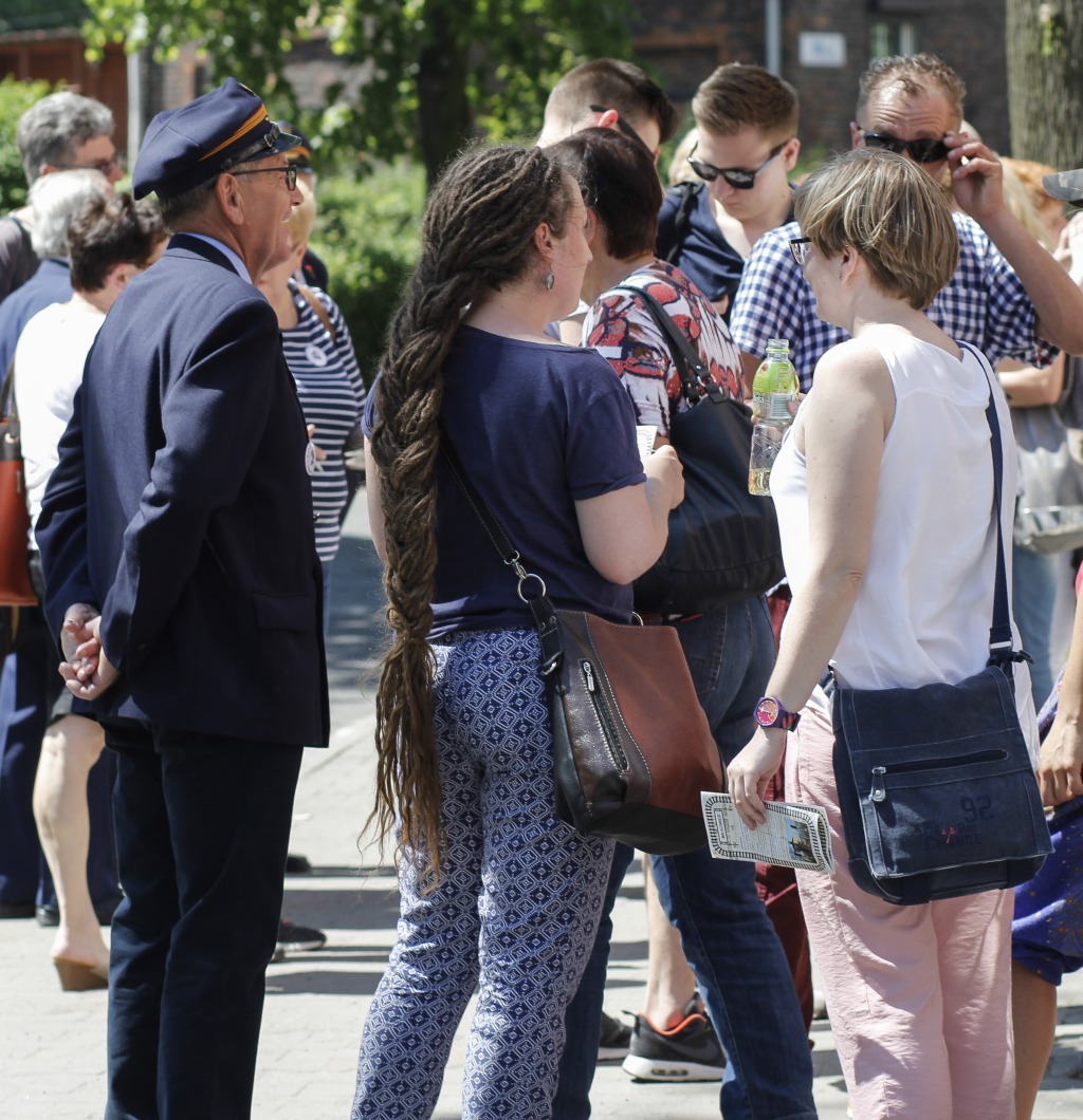 Goście z okolic Kulczborka w Miłkowicach - wiosce kolejarzy