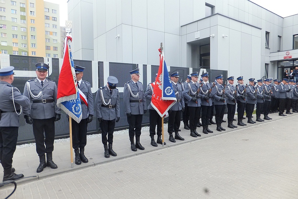 Policja pochwaliła się nowoczesnym obiektem na osiedlu Piekary