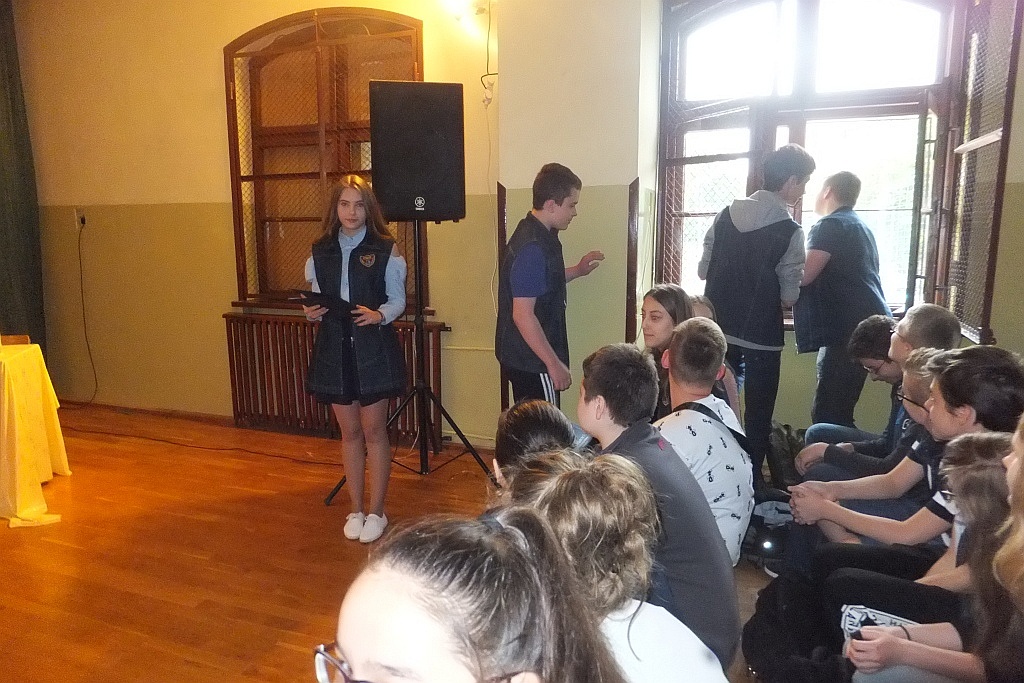 Anastazja Mykitkiuk bohaterką spotkania w Gimnazjum nr 5