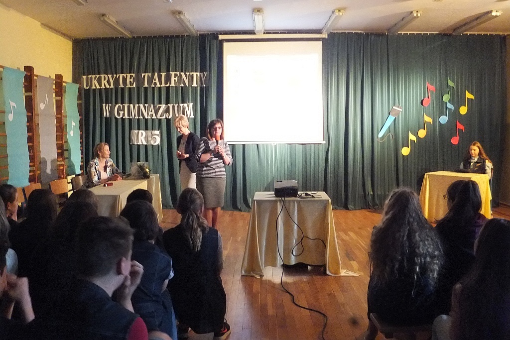 Anastazja Mykitkiuk bohaterką spotkania w Gimnazjum nr 5