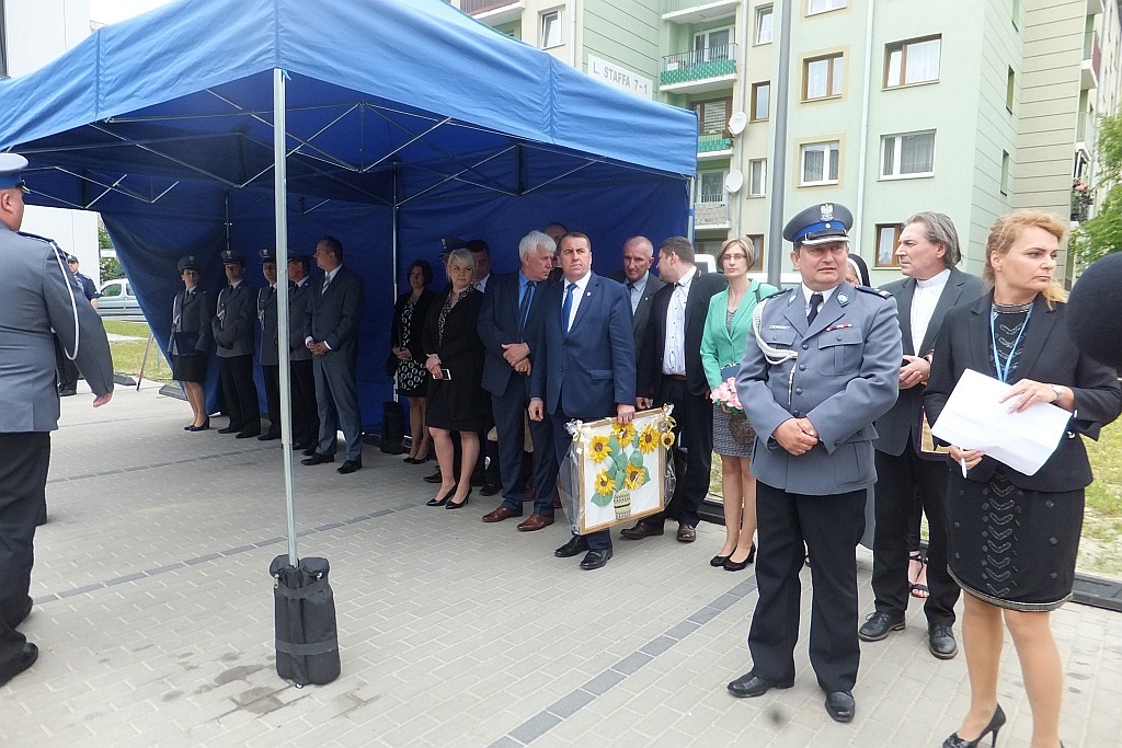 Policja pochwaliła się nowoczesnym obiektem na osiedlu Piekary
