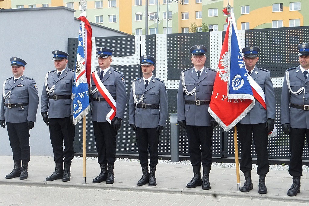 Policja pochwaliła się nowoczesnym obiektem na osiedlu Piekary