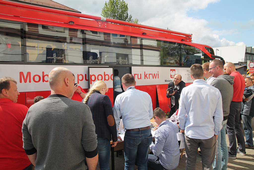 Pierwsza Hutnicza Zbiórka Krwi dla Miedziowego Centrum Zdrowia