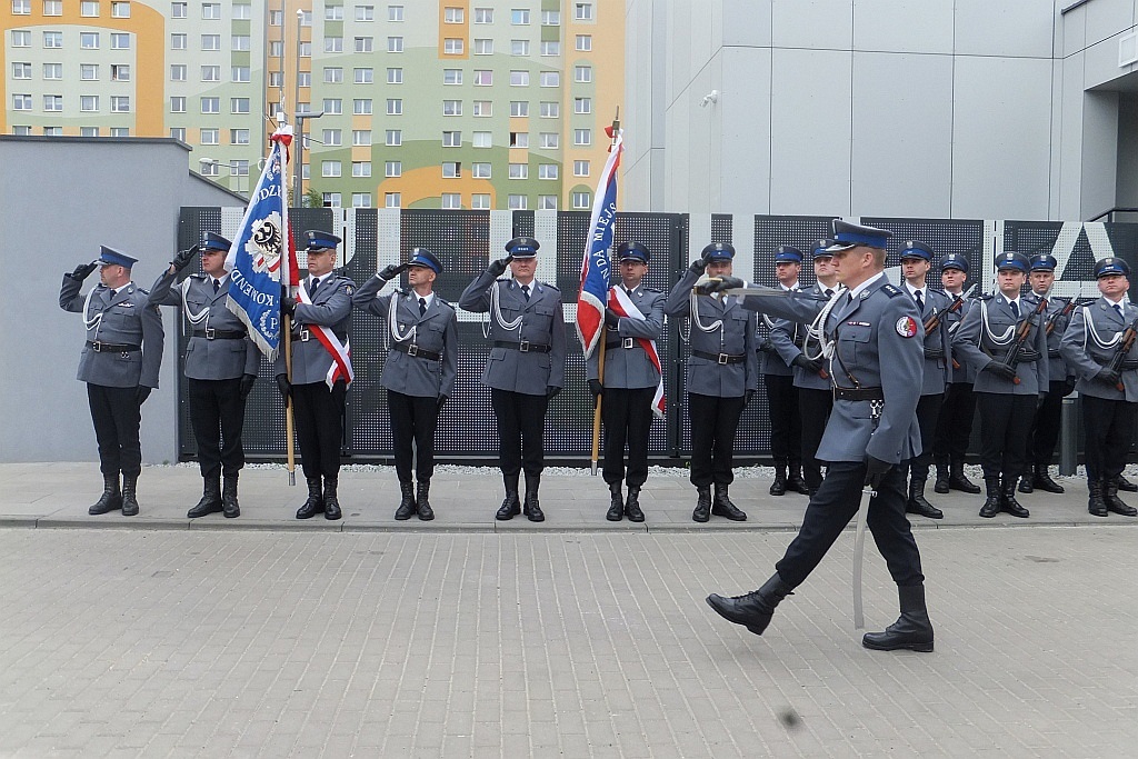 Policja pochwaliła się nowoczesnym obiektem na osiedlu Piekary