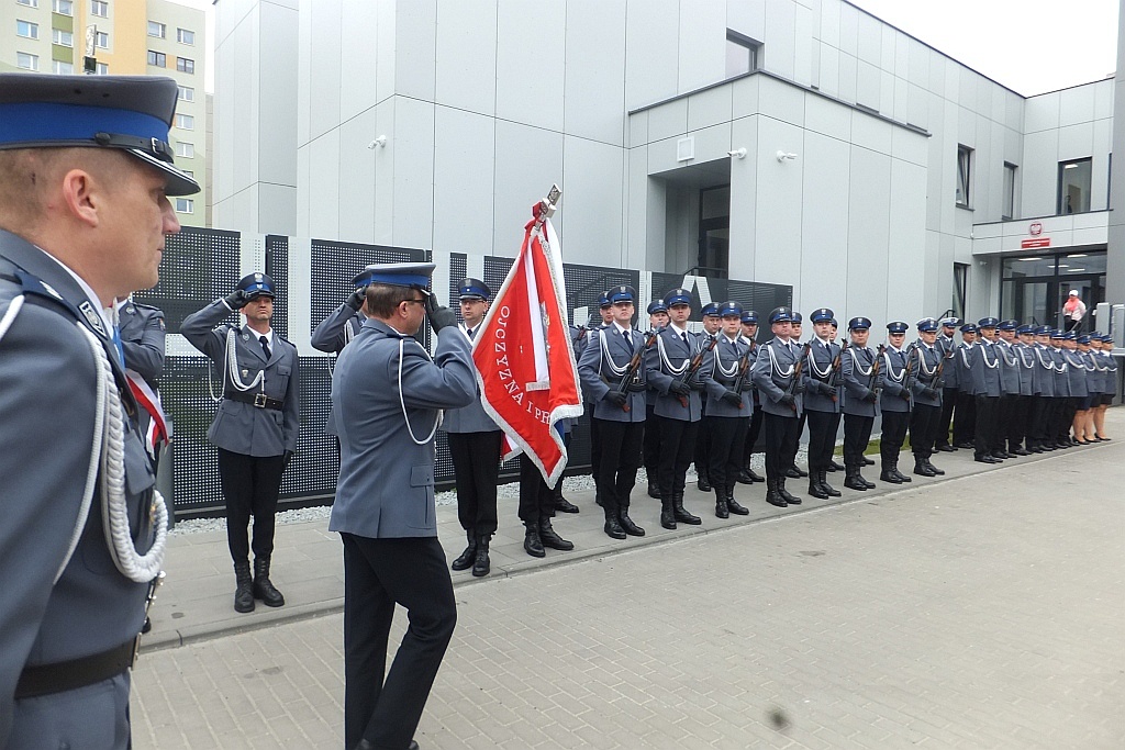 Policja pochwaliła się nowoczesnym obiektem na osiedlu Piekary