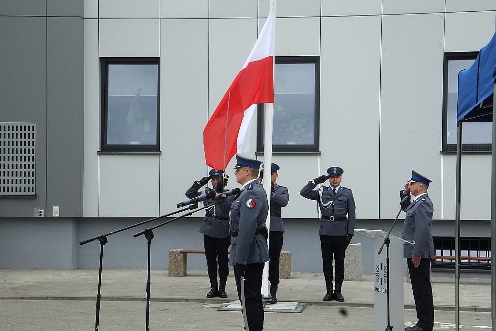 Policja pochwaliła się nowoczesnym obiektem na osiedlu Piekary