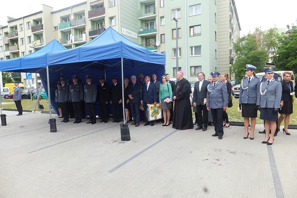 Policja pochwaliła się nowoczesnym obiektem na osiedlu Piekary