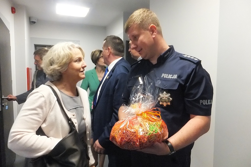 Policja pochwaliła się nowoczesnym obiektem na osiedlu Piekary