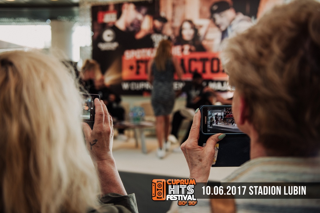 Zespół Fun Factory na spotkaniu z fanami w Cuprum Arena