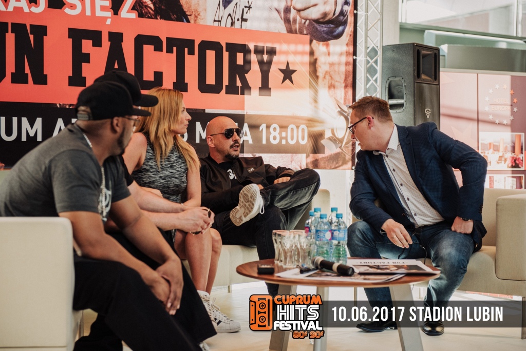 Zespół Fun Factory na spotkaniu z fanami w Cuprum Arena