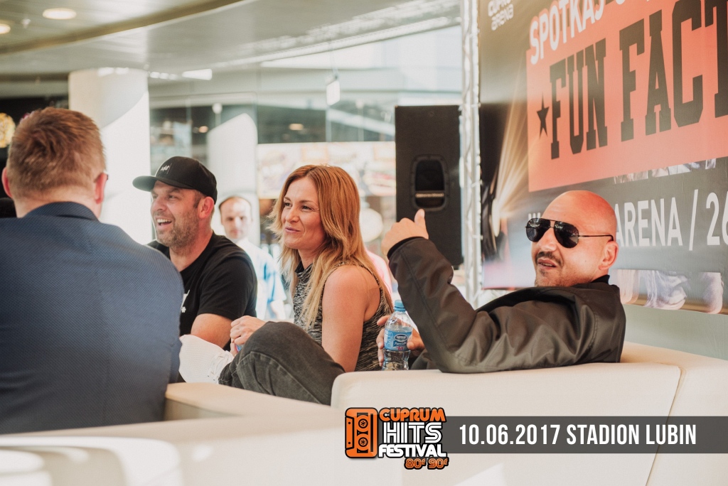 Zespół Fun Factory na spotkaniu z fanami w Cuprum Arena