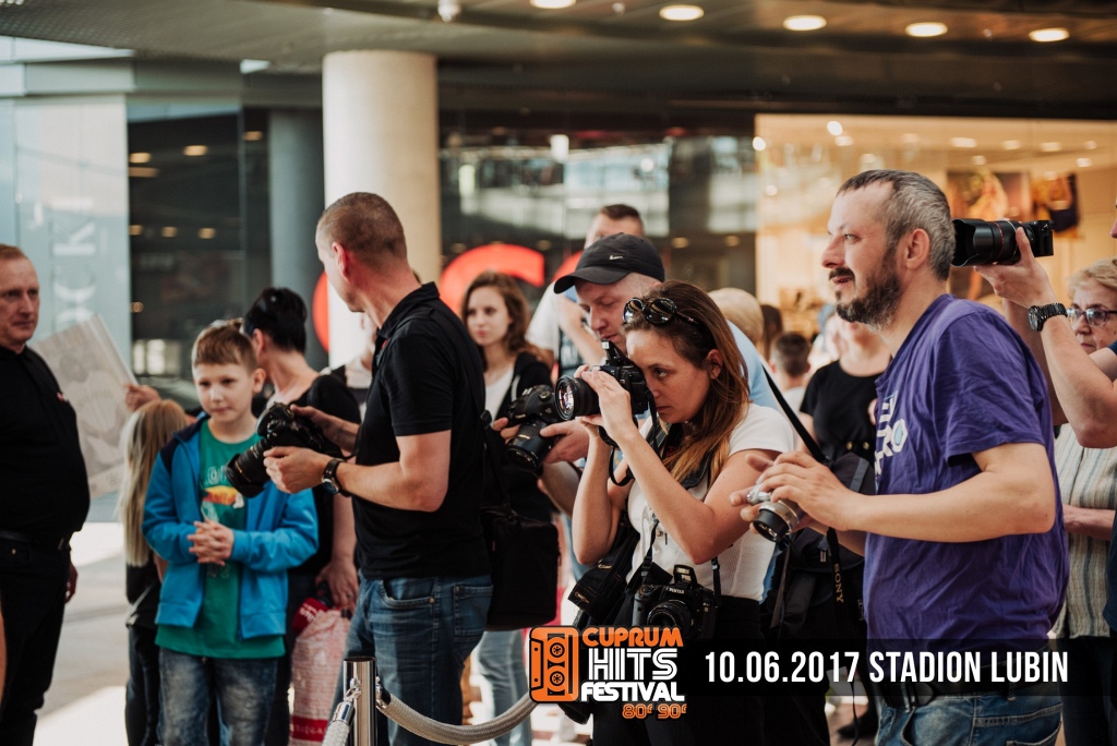 Zespół Fun Factory na spotkaniu z fanami w Cuprum Arena