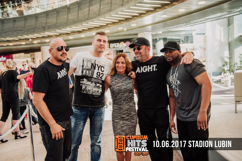 Zespół Fun Factory na spotkaniu z fanami w Cuprum Arena