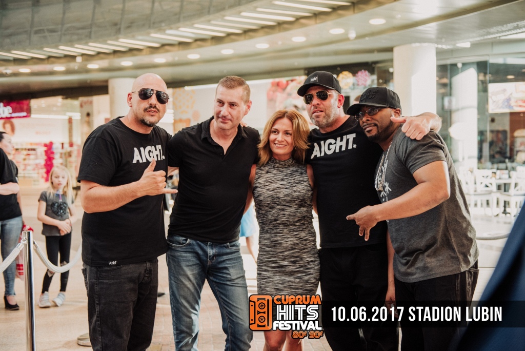 Zespół Fun Factory na spotkaniu z fanami w Cuprum Arena