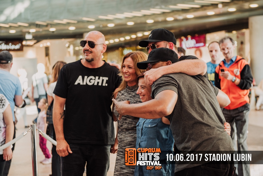 Zespół Fun Factory na spotkaniu z fanami w Cuprum Arena