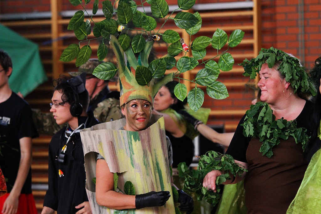 Nauczyciele Zespołu Szkół Integracyjnych wystawili bajkę