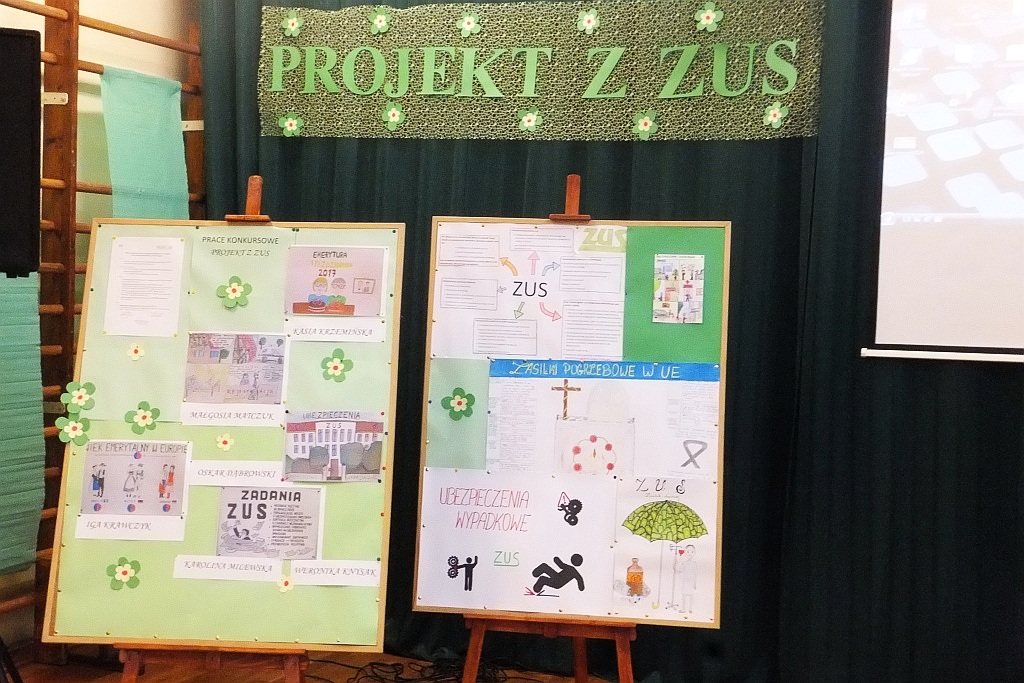Podsumowanie projektu edukacyjnego z ZUS w Gimnazjum nr 5