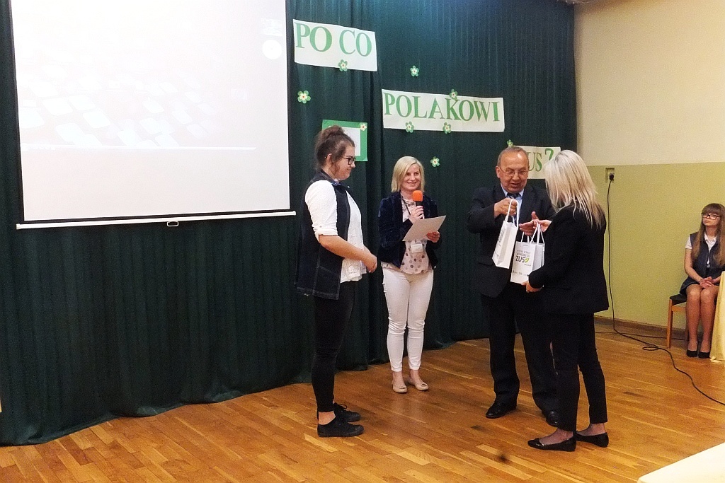 Podsumowanie projektu edukacyjnego z ZUS w Gimnazjum nr 5