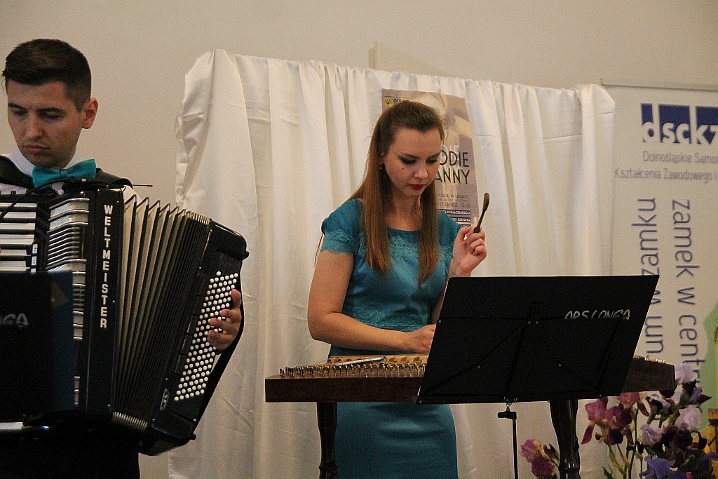 Artyści z Białorusi zagrali Melodie dla Anny w zamku