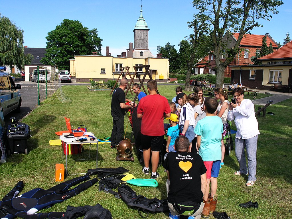 Pinoter szkolił podopiecznych Domu Dziecka w Golance Dolnej