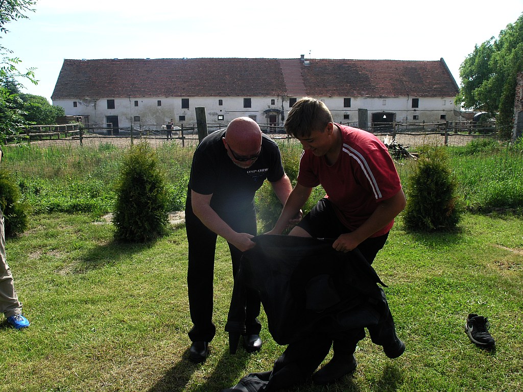 Pinoter szkolił podopiecznych Domu Dziecka w Golance Dolnej