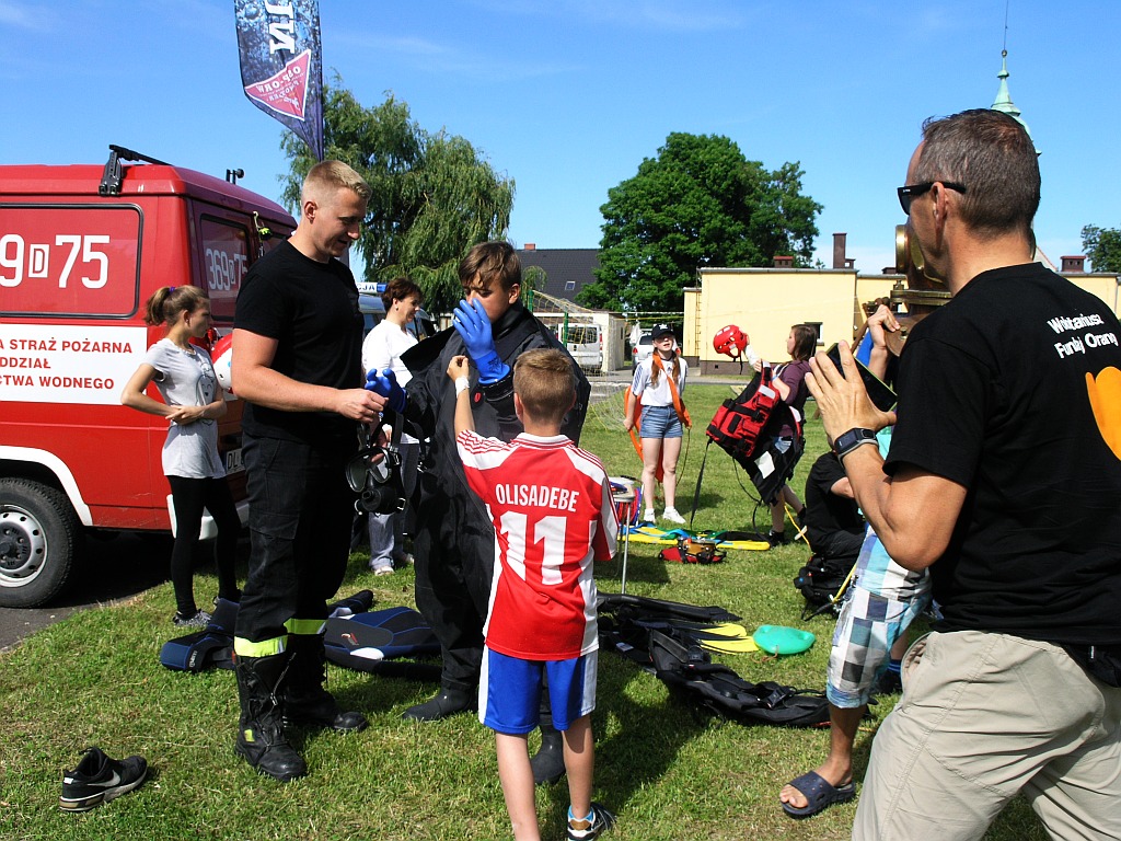 Pinoter szkolił podopiecznych Domu Dziecka w Golance Dolnej