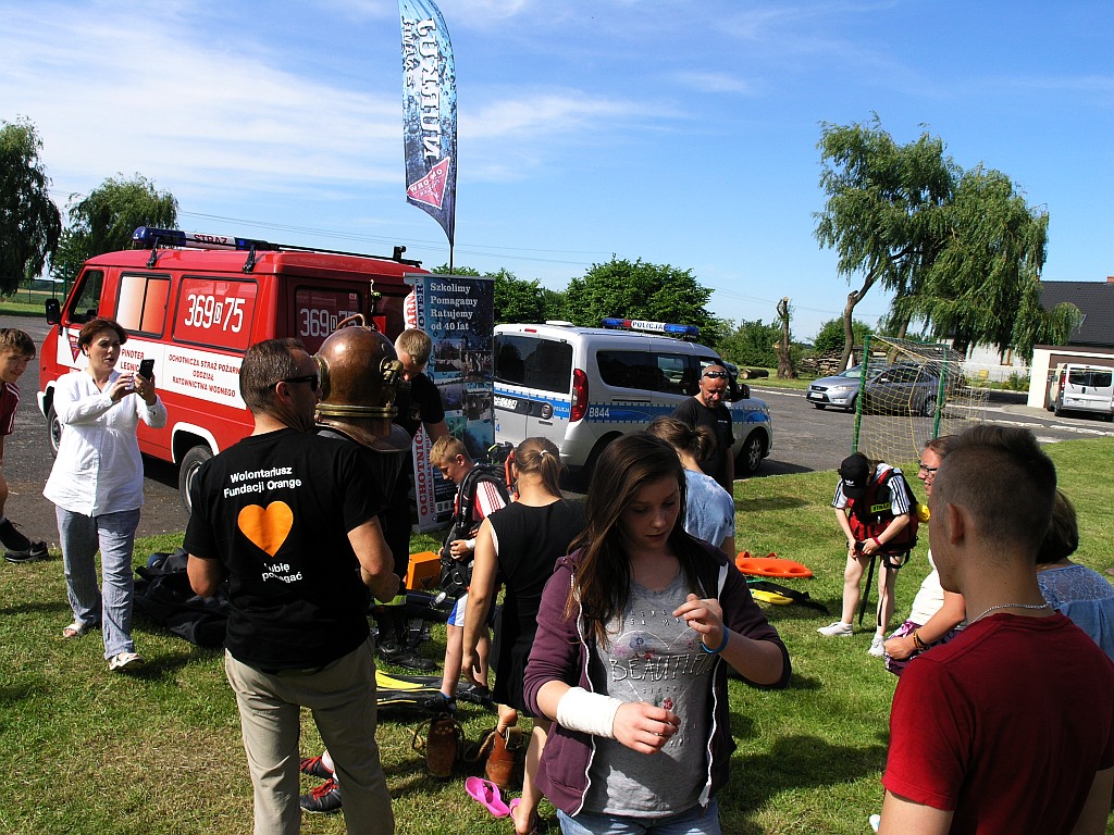 Pinoter szkolił podopiecznych Domu Dziecka w Golance Dolnej