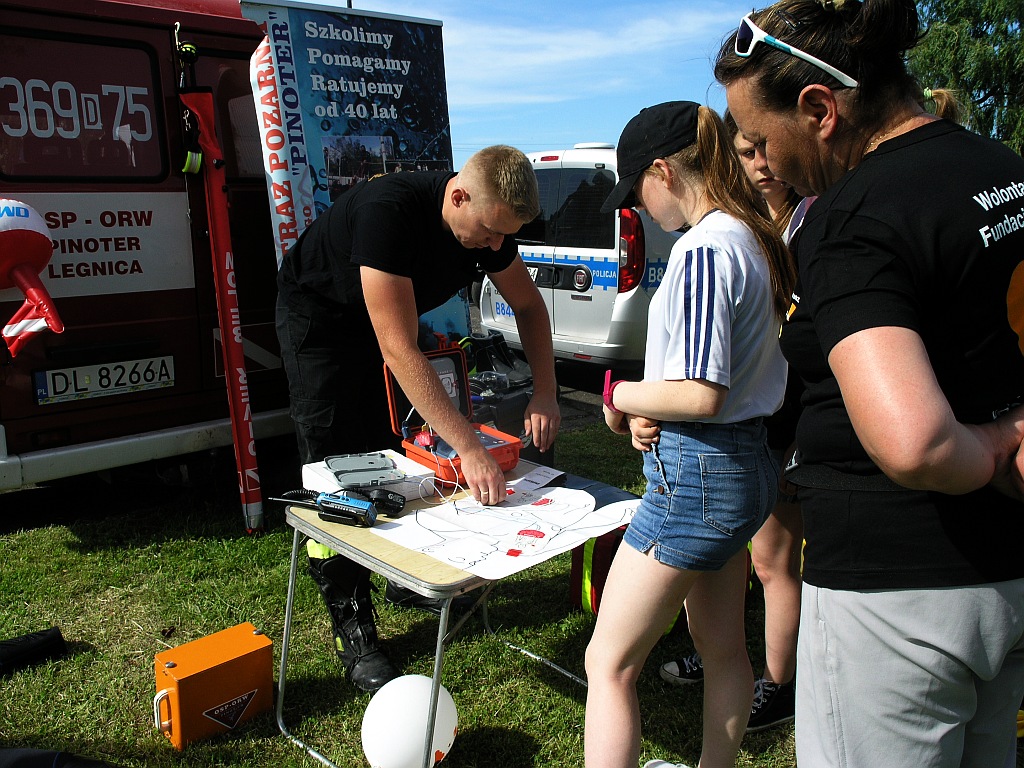 Pinoter szkolił podopiecznych Domu Dziecka w Golance Dolnej