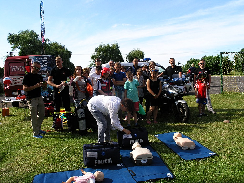 Pinoter szkolił podopiecznych Domu Dziecka w Golance Dolnej