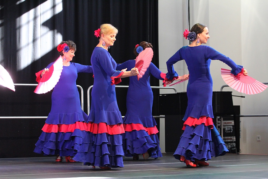 Ogniste tancerki Flamenco wystąpiły w Sali Maneżowej