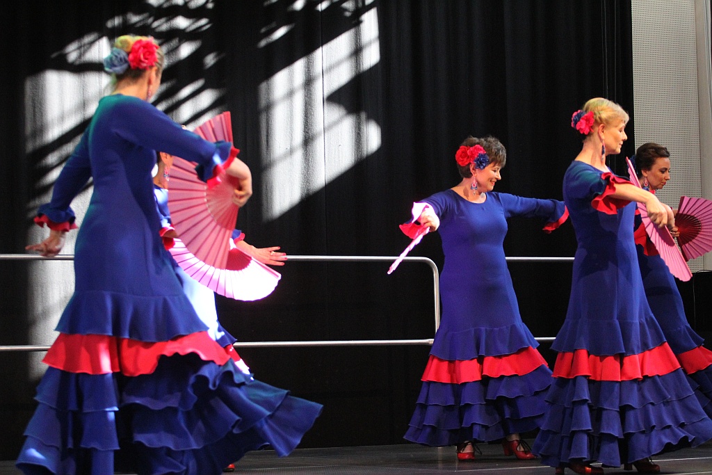 Ogniste tancerki Flamenco wystąpiły w Sali Maneżowej