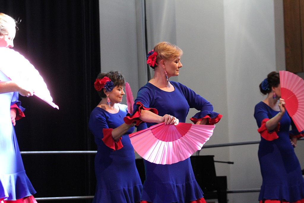 Ogniste tancerki Flamenco wystąpiły w Sali Maneżowej