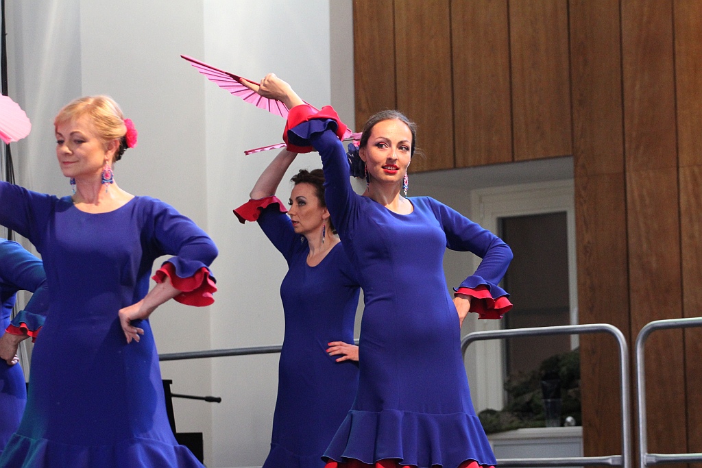 Ogniste tancerki Flamenco wystąpiły w Sali Maneżowej