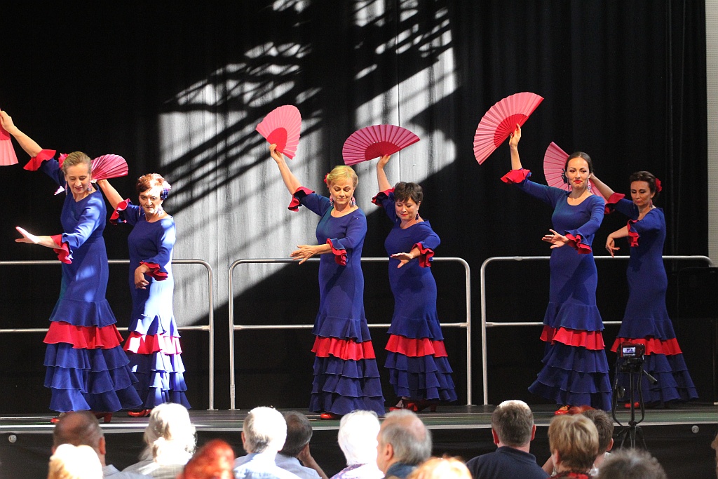 Ogniste tancerki Flamenco wystąpiły w Sali Maneżowej