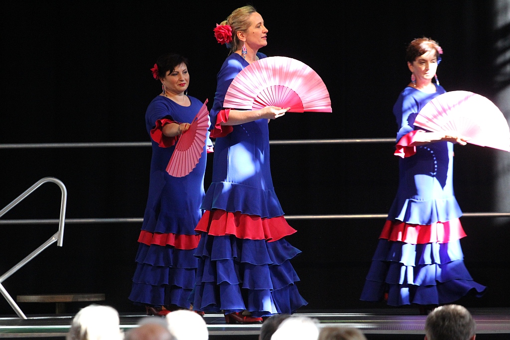 Ogniste tancerki Flamenco wystąpiły w Sali Maneżowej