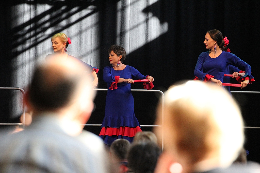 Ogniste tancerki Flamenco wystąpiły w Sali Maneżowej