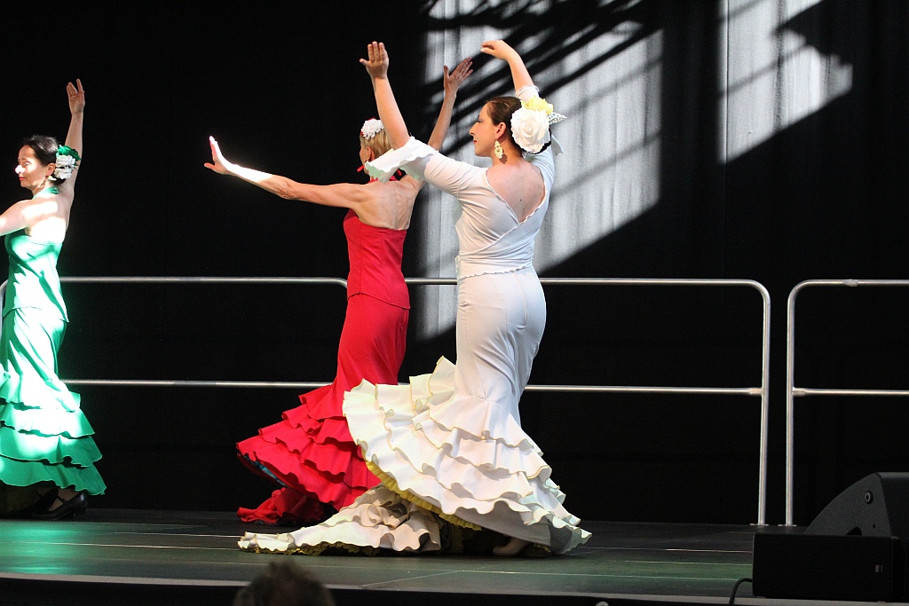 Ogniste tancerki Flamenco wystąpiły w Sali Maneżowej