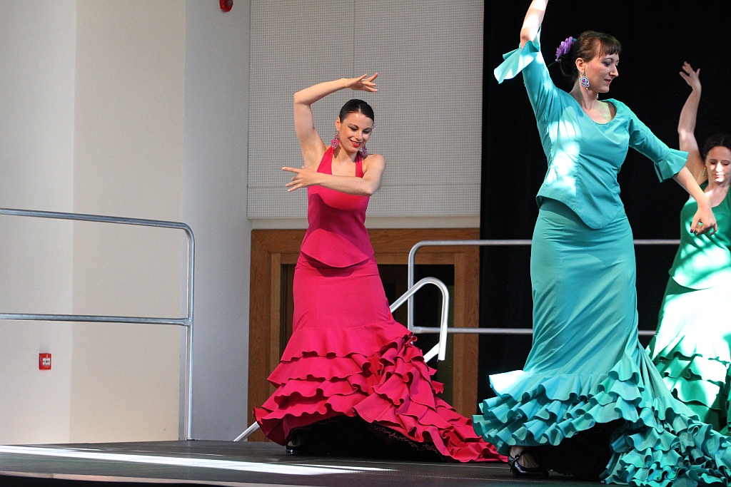 Ogniste tancerki Flamenco wystąpiły w Sali Maneżowej