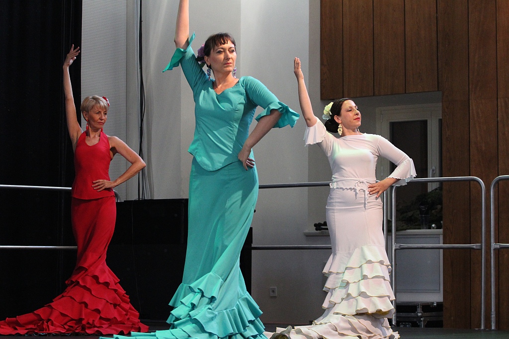 Ogniste tancerki Flamenco wystąpiły w Sali Maneżowej