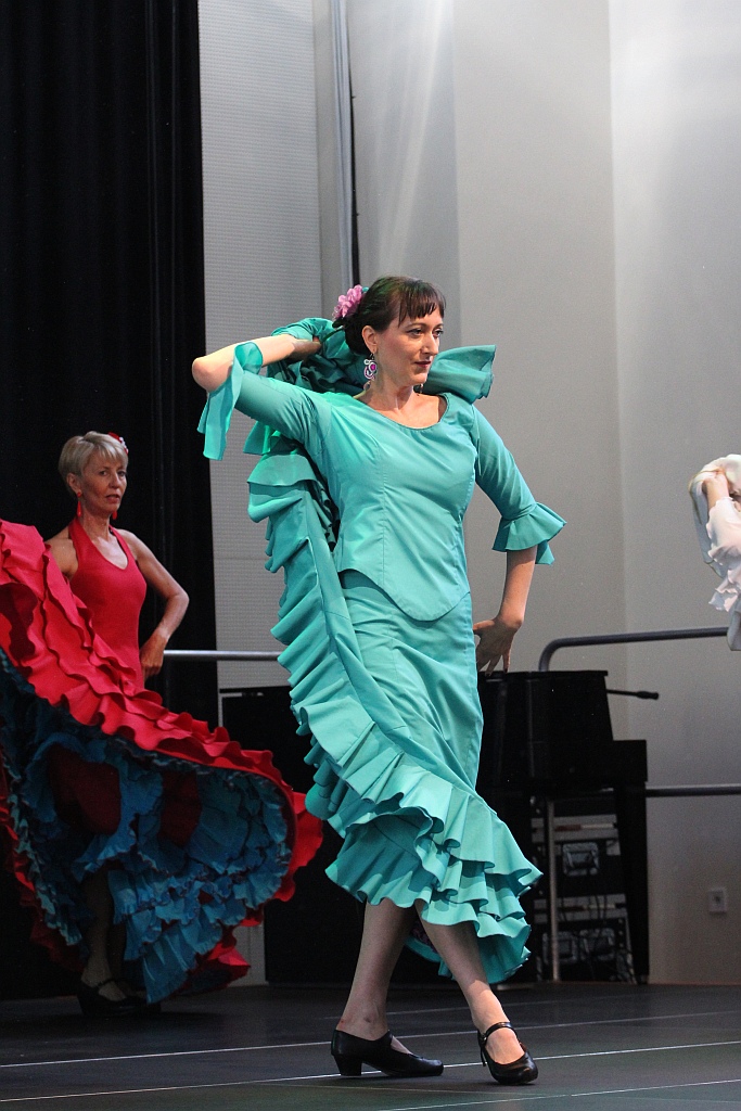 Ogniste tancerki Flamenco wystąpiły w Sali Maneżowej