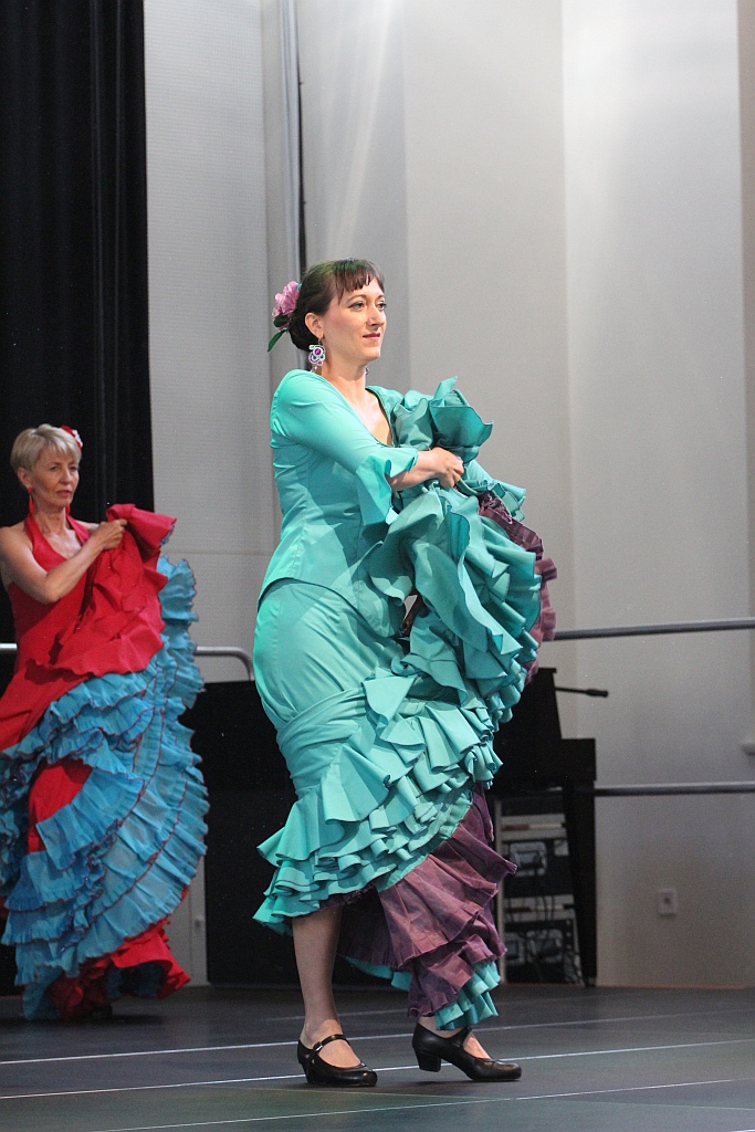 Ogniste tancerki Flamenco wystąpiły w Sali Maneżowej