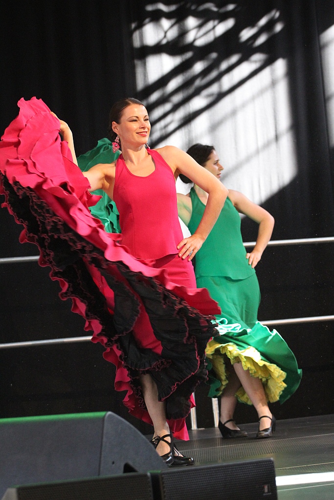 Ogniste tancerki Flamenco wystąpiły w Sali Maneżowej