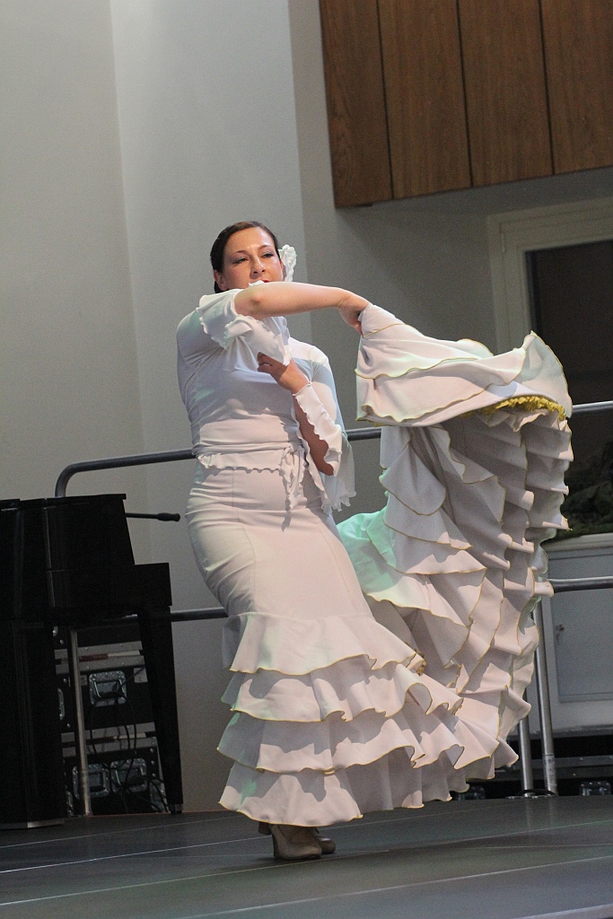 Ogniste tancerki Flamenco wystąpiły w Sali Maneżowej