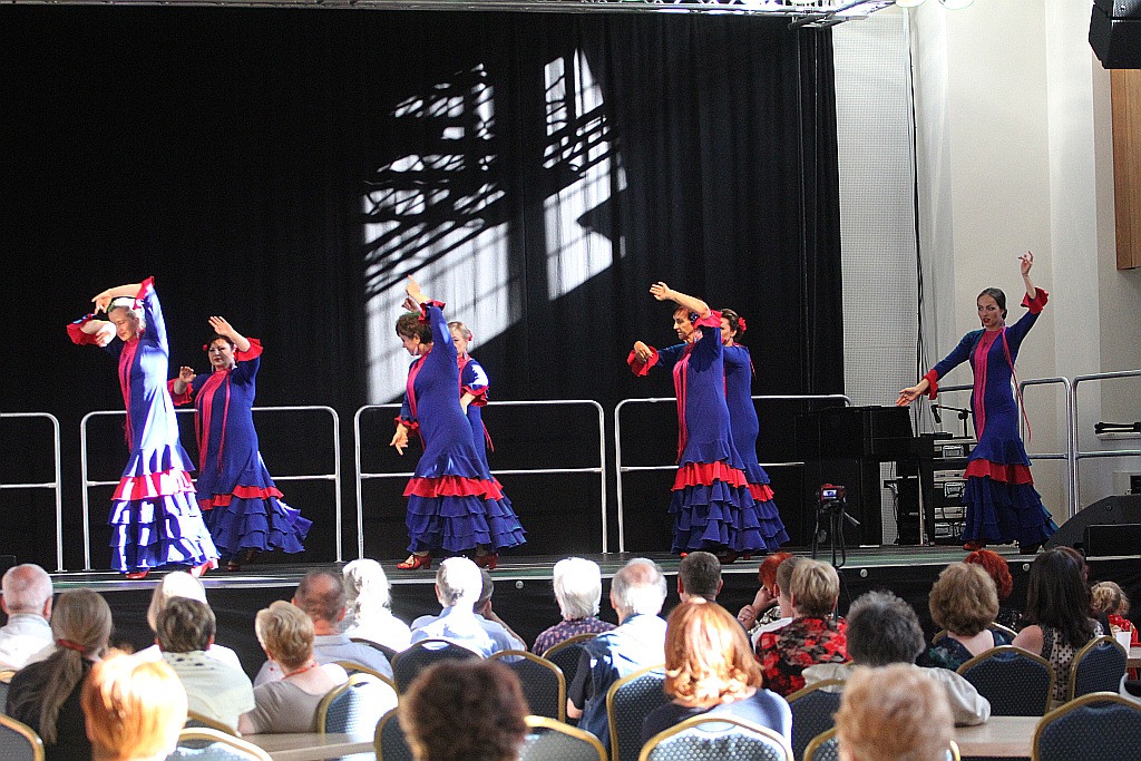 Ogniste tancerki Flamenco wystąpiły w Sali Maneżowej